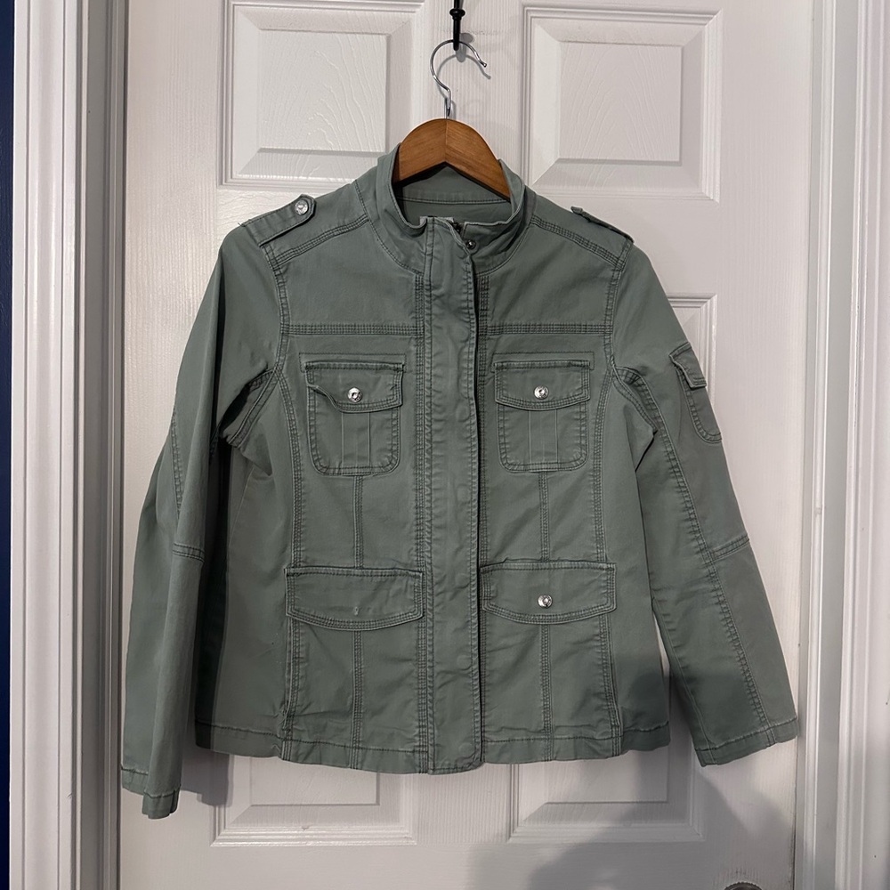 Kensie‎ Green Jacket with Button Details
